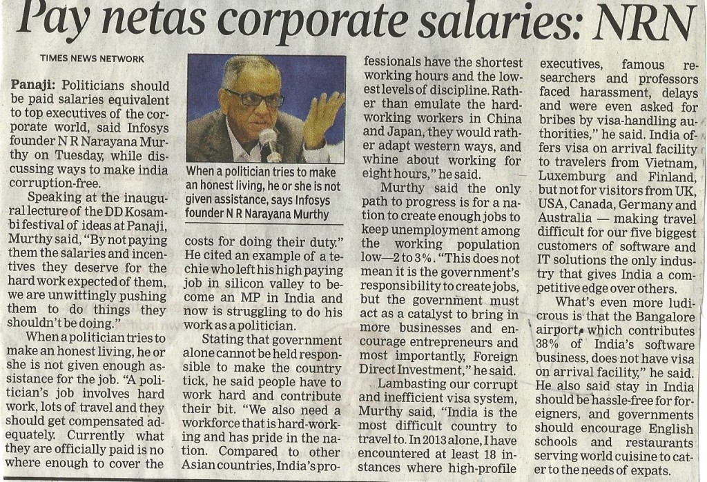 Pay netas corporate salaries